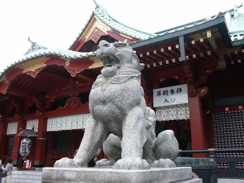 Kanda Myojin, Šventykla, Globojantys Šunys, Kanda