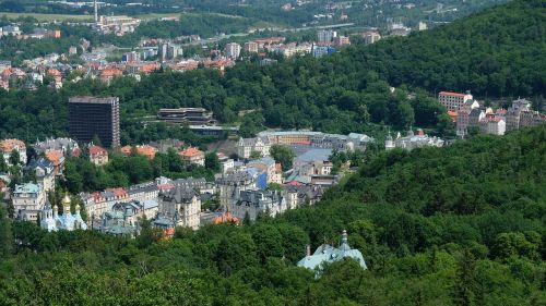 Karlovy Variuosi, Karlovy Varijuoti, Spa, Istoriškai, Senamiestis, Čekijos Respublika, Architektūra, Senas