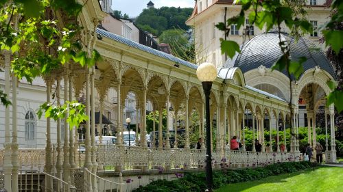 Karlovy Variuosi, Čekijos Respublika, Karlovy Varijuoti, Istoriškai, Senamiestis, Architektūra, Spa, Medinė Konstrukcija