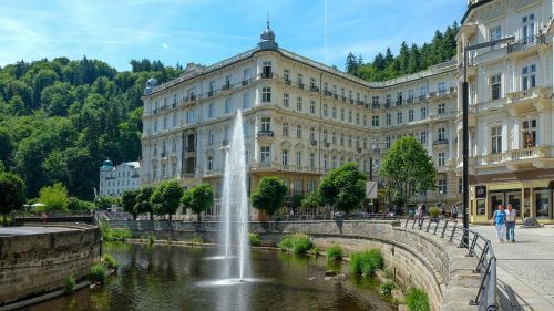 Karlovy Variuosi, Karlovy Varijuoti, Vandens Fontanas, Senamiestis, Architektūra, Istorinis Senamiestis, Pastatas