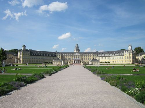 Karlsruhe,  Pilis,  Rūmai,  Vokietija,  Architektūra,  Parkas,  Pastatas,  Istorinis,  Paminklas,  Karališkasis,  Priekyje
