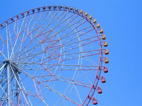 Kasai Rinkai Park,  Ferris Wheel,  Sky