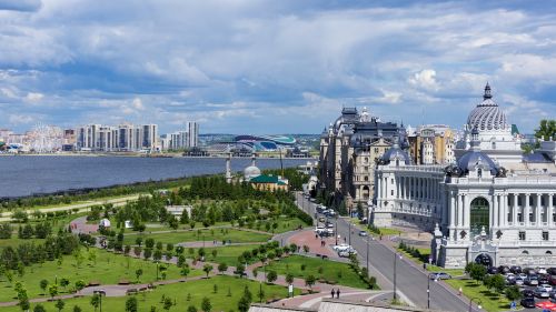 Kazan,  Miestas,  Architektūra,  Miesto Panorama,  Kelionė,  Be Honoraro Mokesčio