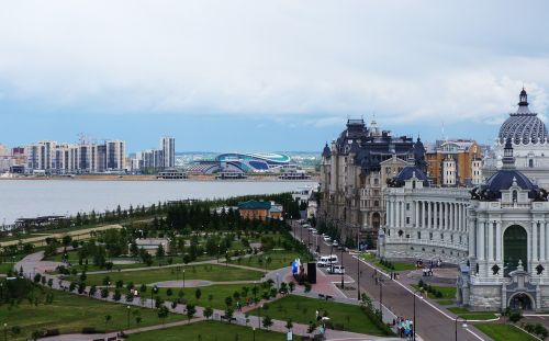 Kazan,  Miestas,  Rusija,  Tatarstanas,  Dangus,  Architektūra,  Debesys,  Kraštovaizdis,  Kelionė