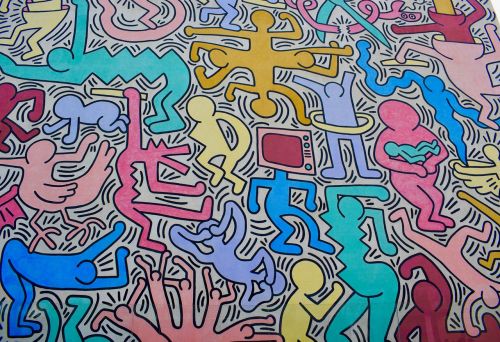 Keith Haring, Freskomis, Menas, Grafiti, Siena, Spalva, Menininkas, Piešimas, Kelias, Gatvės Menas, Dažymas, Pisa, Grafika, Xx A. Menas