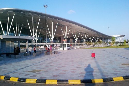 Kempegowda Tarptautinis Oro Uostas, Bangalore, Bengaluru, Indija, Karnataka, Architektūra, Orientyras, Pastatas, Architektūros Dizainas, Struktūra, Dizainas, Statyba, Šiuolaikiška, Architektūra, Eksterjeras, Inžinerija