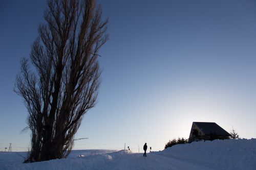 Ken Mary, Hokaido, Sniegas, Mėlynas Dangus, Japonija