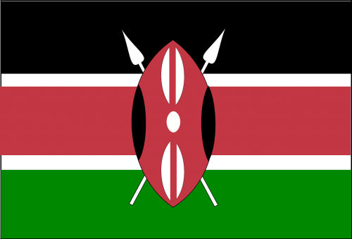 Kenya, Vėliava, Nacionalinis, Simbolis, Šalis, Tauta, Ženklas, Simboliai, Afrika, Nemokama Vektorinė Grafika