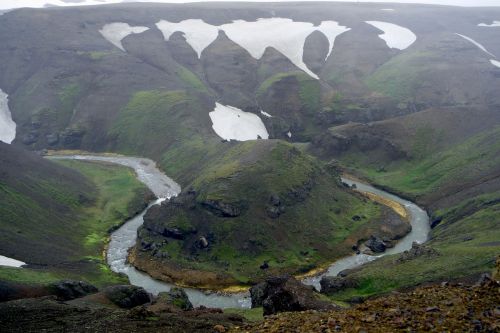 Kerlingarfjöll, Iceland, Kalnas, Gamta, Kraštovaizdis, Vanduo, Upė, Vandens Šaltinis, Geoterminė Energija, Sniegas, Šaltas