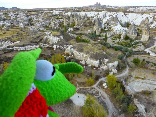 Kermit, Varlė, Perspektyva, Geras Vaizdas, Stebuklas, Fėjų Dūmtraukiai, Tufa, Cappadocia, Uolienos Formacijos