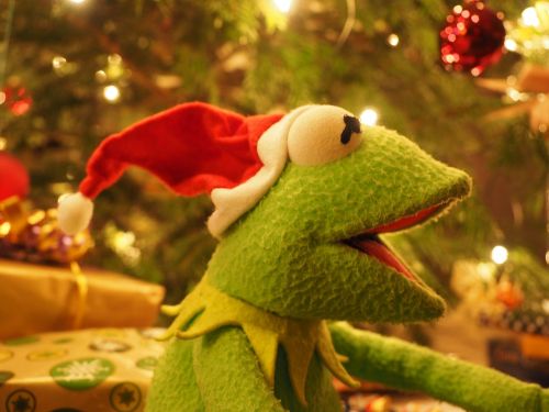 Kermit, Varlė, Kalėdų Varlė, Kalėdos, Kalėdų Senelis, Linksmas, Juokinga, Gera Nuotaika