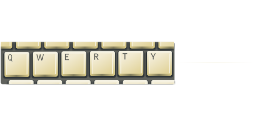 Klaviatūra, Raktai, Qwerty, Kompiuteris, Nemokama Vektorinė Grafika
