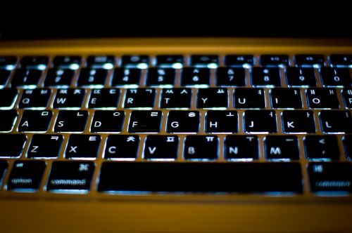 Klaviatūra, Nešiojamojo Kompiuterio, Macbook, Šviesa