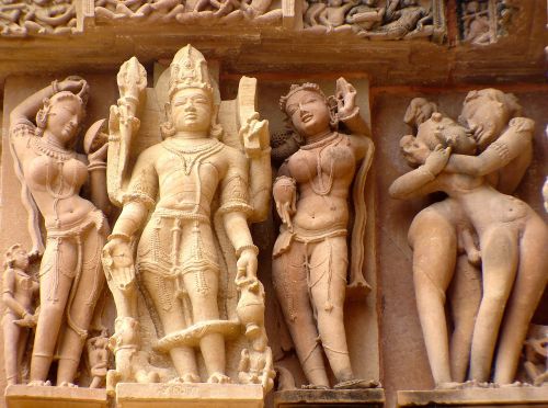 Khajuraho, Indija, Šventykla, Skulptūra, Kelionė