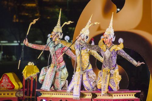 Khon, Kaip Aukštas Meno Tailandas, Mrs Šokiai, Rama, Rama Dievo Išvaizda