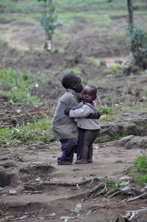 Vaikai, Vaikai, Berniukai, Draugystė, Afrika, Ruanda