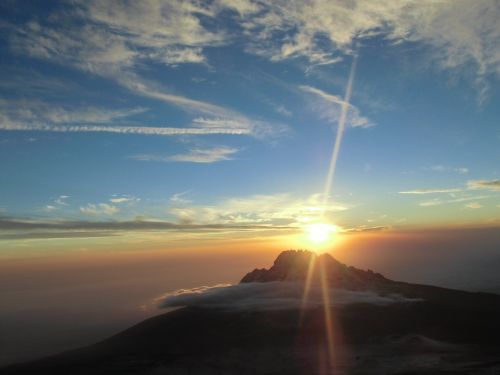 Kilimandžaras, Saulėtekis, Kalnas, Dangus, Kelionė, Vaizdas, Aukštas