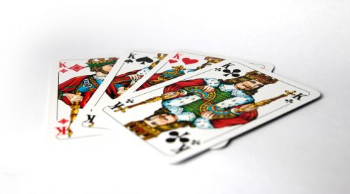 Karalius, Pokeris, Keturi, Keturi Karaliai, Kortelės, Kortų Žaidimas, Žaisti