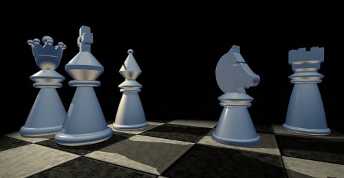 Karalius, Lady, Bėgikai, Bokštas, Arklys, Springeris, Šachmatai, Šachmatų Žaidimas, Šachmatų Figūros, Figūra, Strategija, Šachmatų Lenta, Žaidimo Laukai, Žaidimų Lenta, Šachmatų Figūrėlė, Stalo Žaidimas, Stiklas, Strateginis Žaidimas, Balta, 3D