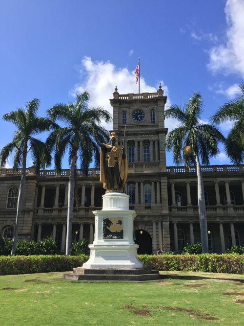 Karaliaus Kamehamehos Atvaizdas, Hawaii, Honolulu