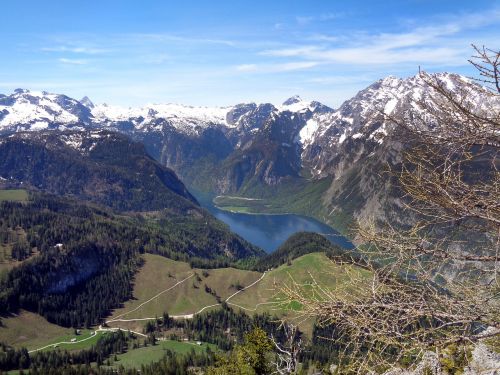 Karalius Ežeras, Kalnai, Bavarija, Alpių, Gamta, Peizažai, Kraštovaizdis, Idiliškas, Ežeras