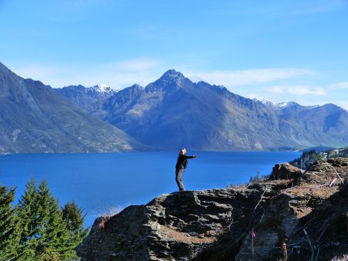 Queenstown,  Ežeras & Nbsp,  Wakatipu,  Auckland,  Atostogos,  Mėlynas,  Kelionė,  Kalnai,  Pasaulio Karalius