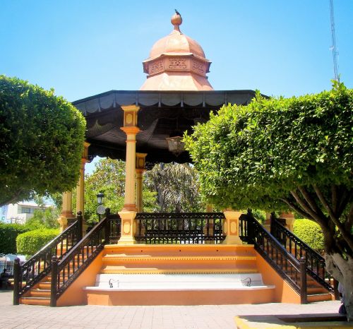 Kioskas, Parkas, Plaza, Alameda, Miesto Aikštė, Ciudad Del Carmen, Campeche, Meksika