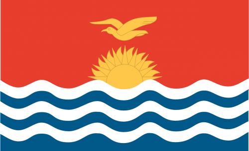 Kiribati, Vėliava, Pareigūnas, Nacionalinis, Šalis, Tauta, Salos, Mikronezija, Okeanija, Nemokama Vektorinė Grafika