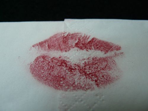Bučinys, Pabučiuoti Burną, Lūpos, Meilė, Romantika, Raudona, Pakartotinai Spausdinti, Lūpų Dažai