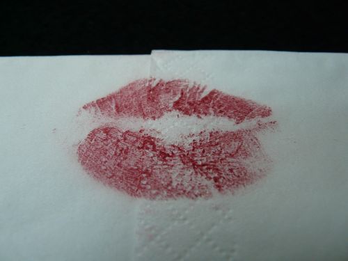 Bučinys, Pabučiuoti Burną, Lūpos, Meilė, Romantika, Raudona, Pakartotinai Spausdinti, Lūpų Dažai