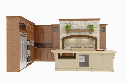 Virtuvė,  Teikti,  3D,  Interjero,  Architektūra,  Dekoratyvinis,  Atvaizdavimas,  Nemokama Iliustracijos