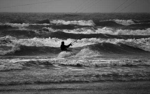 Kite Surfer, Bangos, Vandens Sportas
