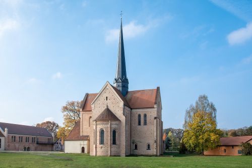 Klosterkirche Doberlug, Brandenburg, Vokietija, Viduramžiai, Walter Iš Vogelweide, Vienuolynas, Bažnyčia, Romanesque