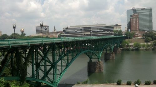 Knoxville,  Tn,  Miestas,  Panorama,  Centro,  Tiltas,  Knoxville Tn Miesto Panorama