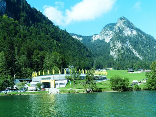 Königsee Bobsleju, Karalius Ežeras, Berchtesgadener Žemės, Viršutinė Bavarija, Vanduo, Ežeras, Ekskursijos Paskirties Vieta