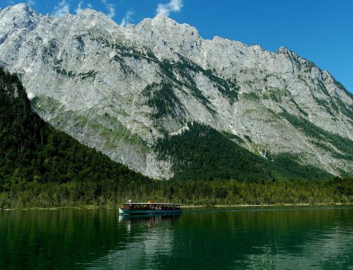 Königssee, Berchtesgaden, Masyvas, Berchtesgaden Alps, Berchtesgadeno Nacionalinis Parkas, Tvirtas, Vaizdas, Watzmannostwand