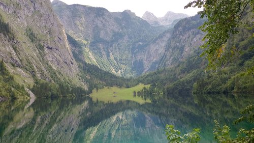 Königssee,  Upper Lake,  Fischunkelalm,  Berchtesgaden,  Pranešti Kada Nors Parašyti Sodininkas Šalį,  Bavarija,  Vokietija