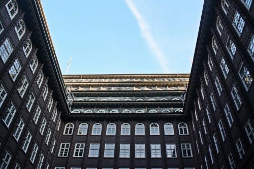 Kontorhaus, Hamburgas, Hamburgensien, Raudona Klinkerio Plyta, Architektūra