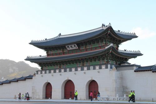Korėja, Seulas, Gwanghwamun, Gyeongbok Rūmai, Uždraustasis Miestas, Istorinės Vietos, Sejongno