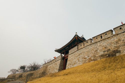 Korėja, Korėjos Respublika, Chungcheongnam, Chungnam, Hong Seong, Hongseong, Hongjuseong, Kraštovaizdis, Architektūra
