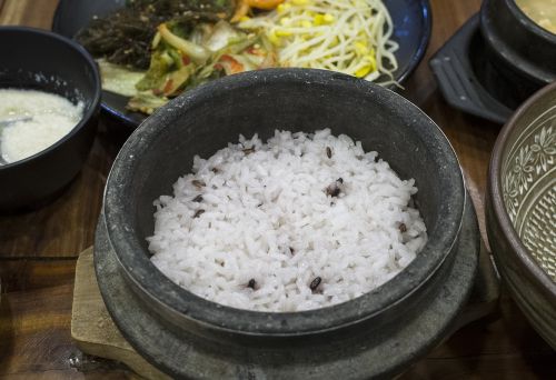 Korėja, Maistas, Ryžiai, Akmens Puodą