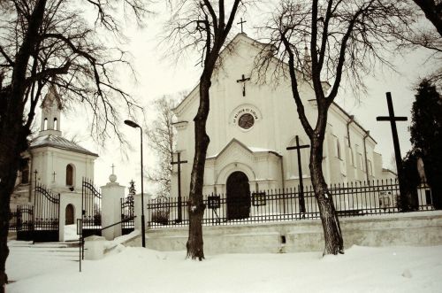 Bažnyčia,  Žiema,  Lublin,  Lenkija,  Bažnyčia Prie Lublino