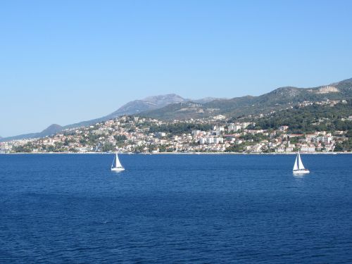 Kotor, Montenegro, Jūrų Miestas, Kraštovaizdis, Įlanka