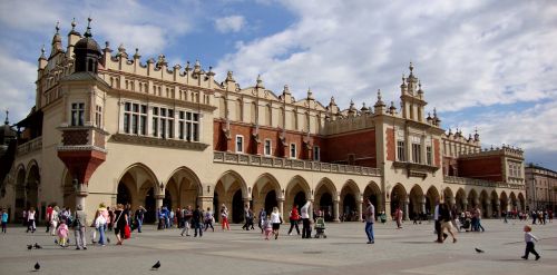 Kraków, Lenkija, Drabužių Salonas Sukiennice, Architektūra, Paminklas, Parduotuvė, Turizmas
