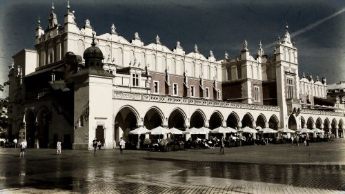 Kraków, Drabužių Salonas Sukiennice, Kelionė, Parduotuvė, Architektūra, Turizmas, Lenkija, Senamiestis, Istorija