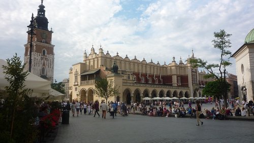 Kraków,  Lenkija,  Pagrindinis Rinka,  Cloth Hall Sukiennice
