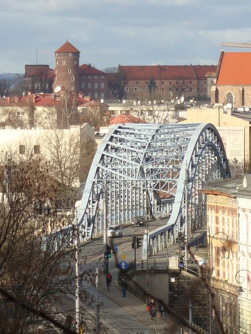 Kraków, Lenkija, Tiltas, Architektūra, Paminklas, Vaizdas