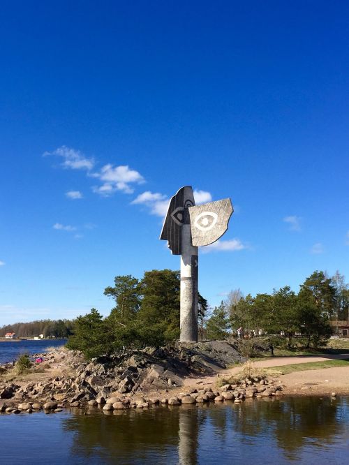 Kristinehamnas, Picasso Skulptūra, Švedija, Gamta