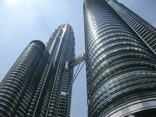 Kuala Lumpur, Petronas Dvynių Bokštai, Dangus, Pastatas, Architektūra, Bokštai