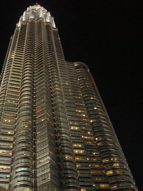 Kuala Lumpur, Dangoraižis, Pastatas, Naktis, Miestas, Biuras, Bokštas, Architektūra